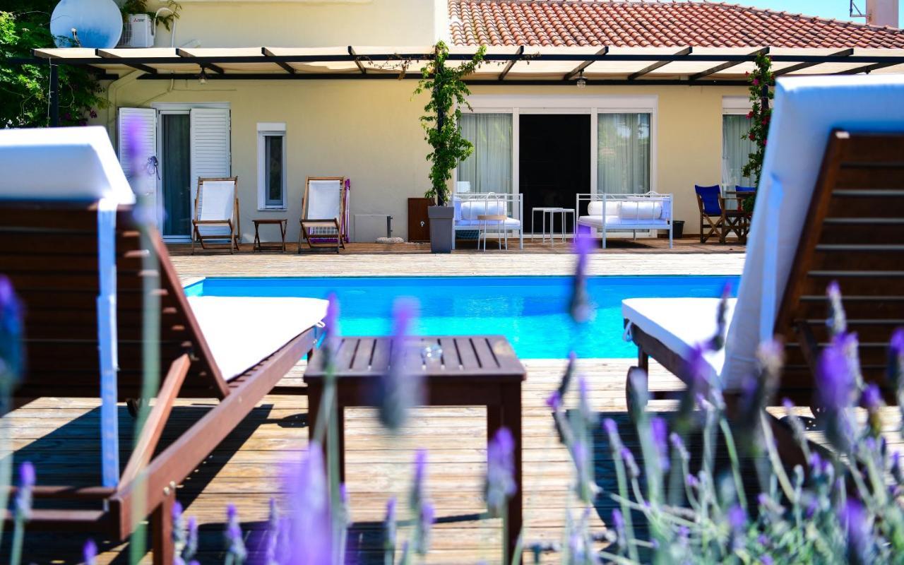 Serenity Luxury Villa, Skiathos Ayía Paraskeví Exterior foto