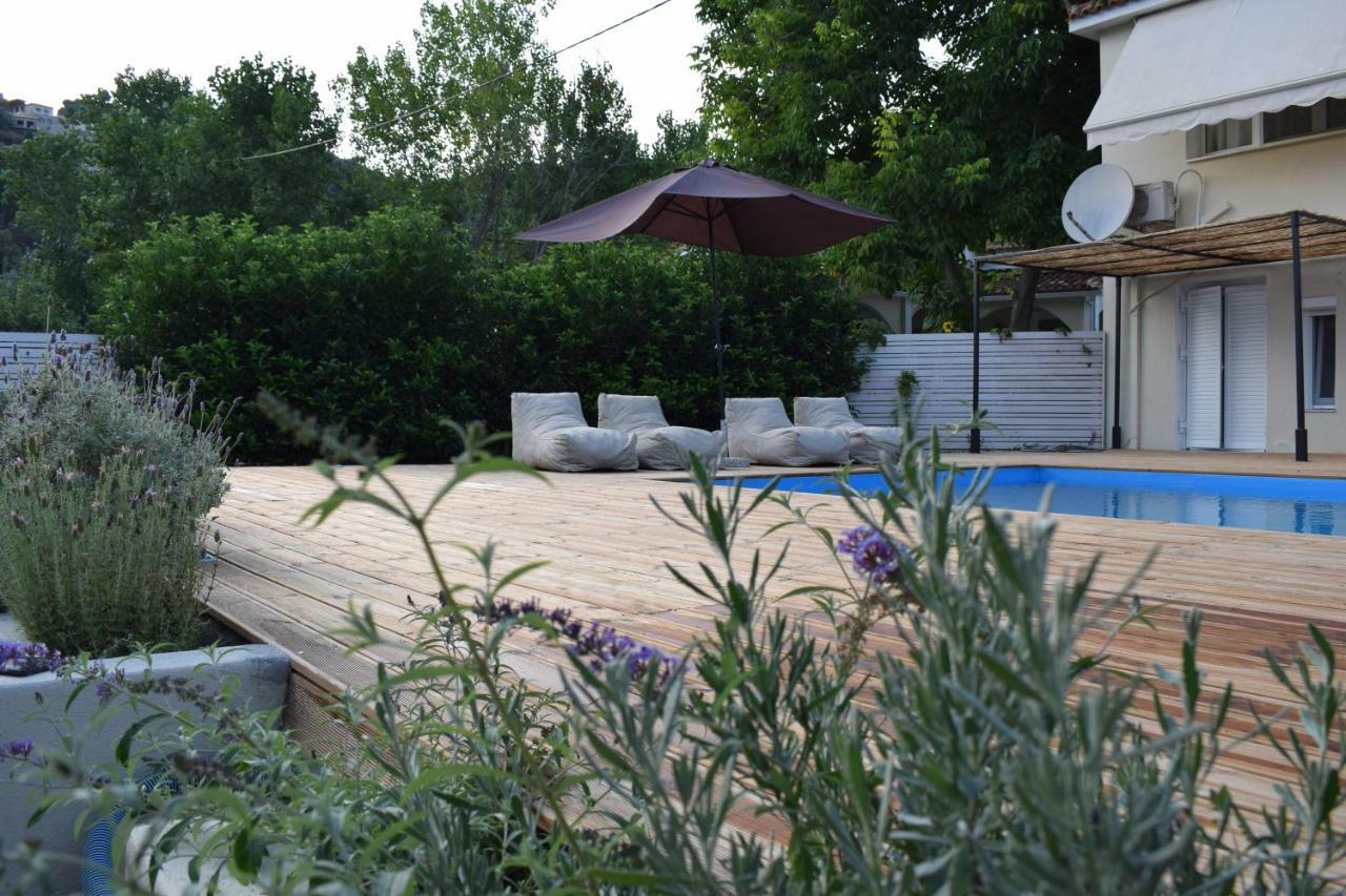 Serenity Luxury Villa, Skiathos Ayía Paraskeví Exterior foto
