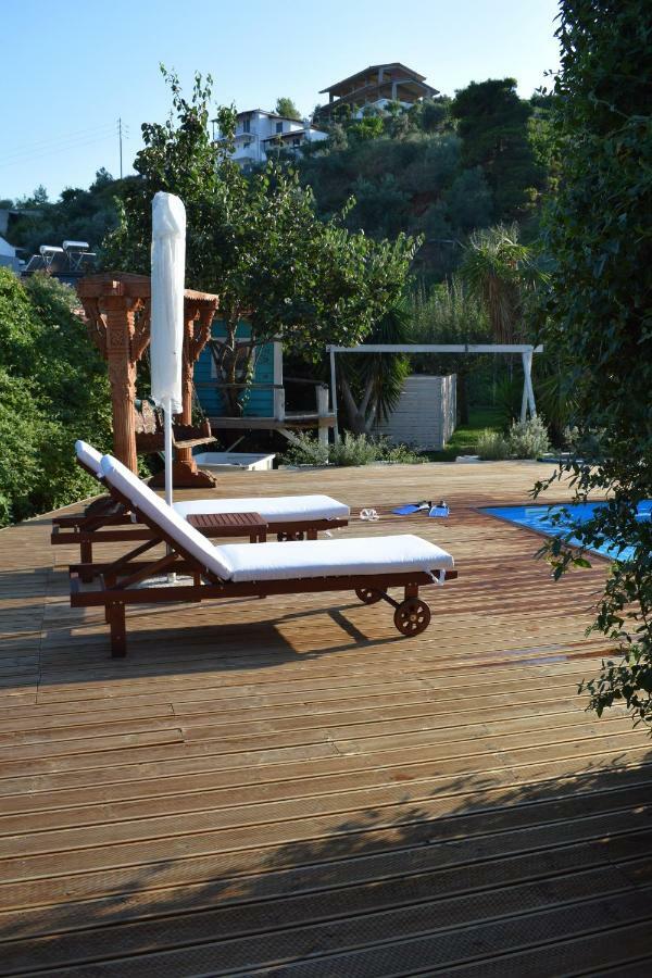 Serenity Luxury Villa, Skiathos Ayía Paraskeví Exterior foto